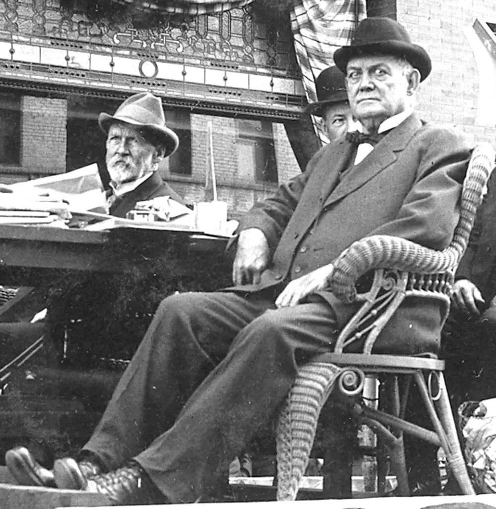 James N. Glover at a parade in 1914. - MARK DANNER'S PATSY CLARK ALBUM, COURTESY TONY AND SUZANNE BAMONTE