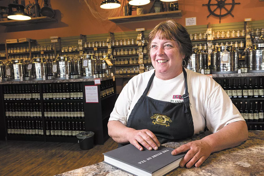 Jan Love of Spice Traders Mercantile says there are unlimited combinations of tea to make you feel better. - STEPHEN SCHLANGE