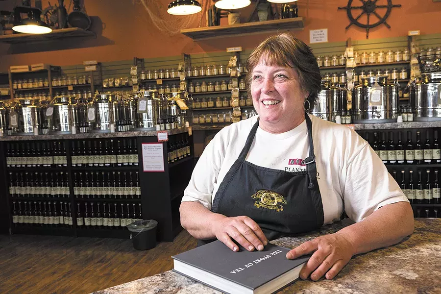Jan Love of Spice Traders Mercantile says there are unlimited combinations of tea to make you feel better. - STEPHEN SCHLANGE