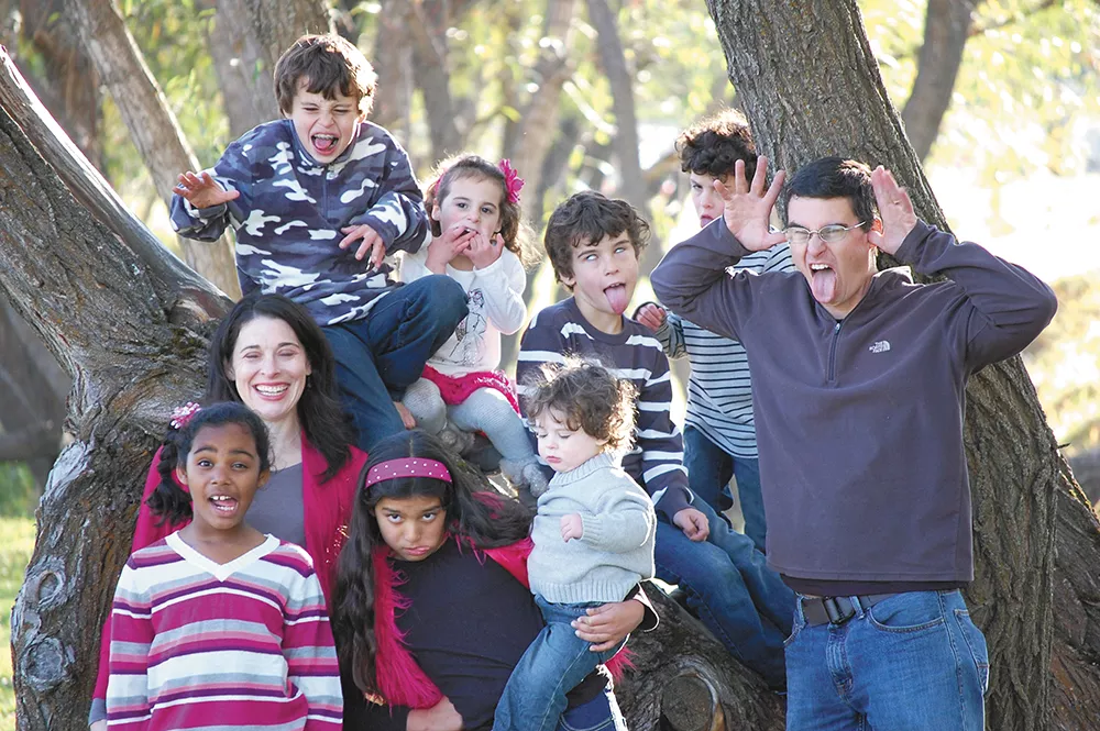 Jennifer Griffis, her husband and their seven children (five biological, two adopted) have struggled to find mental health treatment for their daughter in rural Idaho. - JENNIFER GRIFFIS