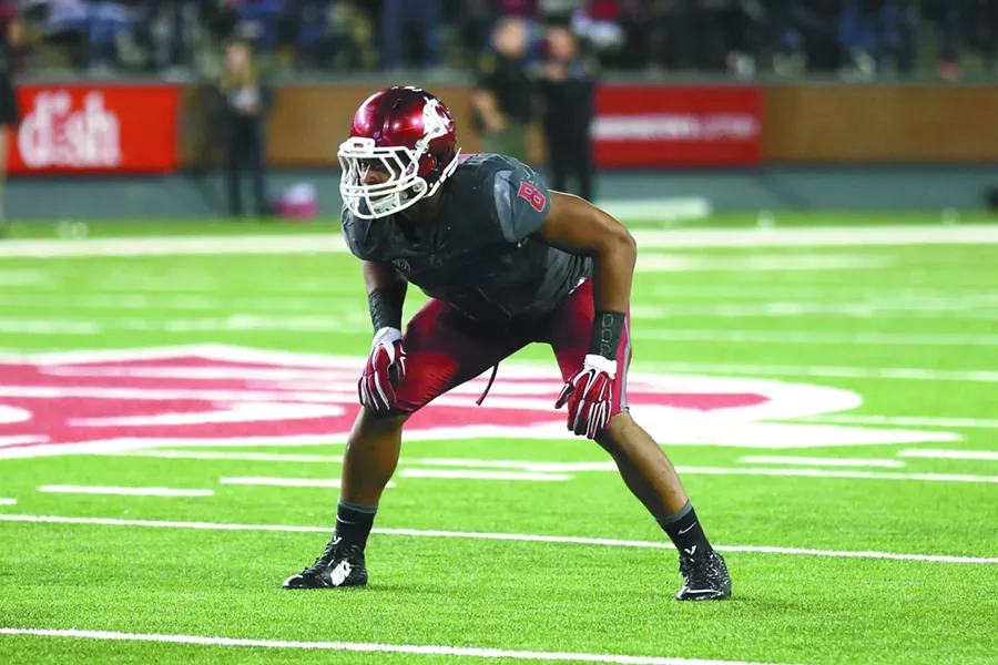 Jeremiah Allison has made the adjustment from L.A. to the Palouse to help anchor the WSU defense.