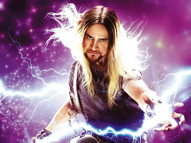 Jim Carrey goes full Criss Angel.