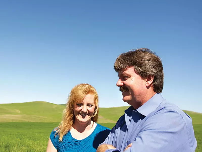 Ken and Karen Hanson will have the Palouse Wind Project on their property. - YOUNG KWAK