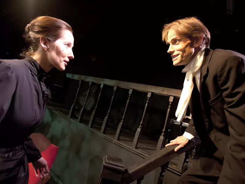 Laticia Widman as The Woman and Doug Dawson as The Man. - MIKE MCCALL