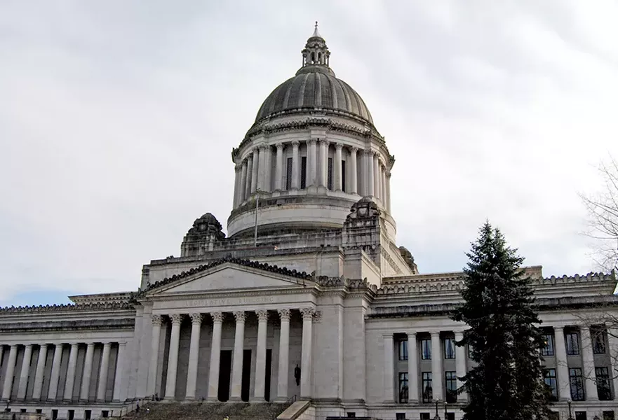 Lawmakers in Olympia have been busy with full days of hearings. - HARVEY BARRISON