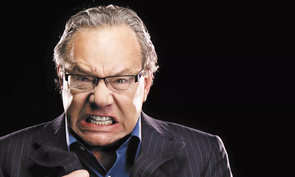 Lewis Black: Channeling anger on both stage and screen, like in his forthcoming role as Anger in Pixar's Inside Out .