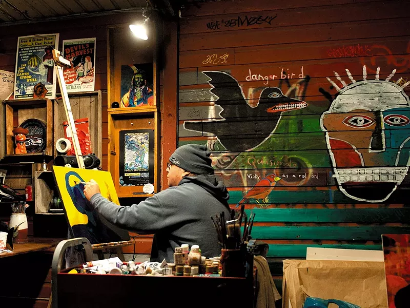 Local painting favorite Ric Gendron is just one of the artists featured in \"Obsessive Behaviors\" at SFCC.
