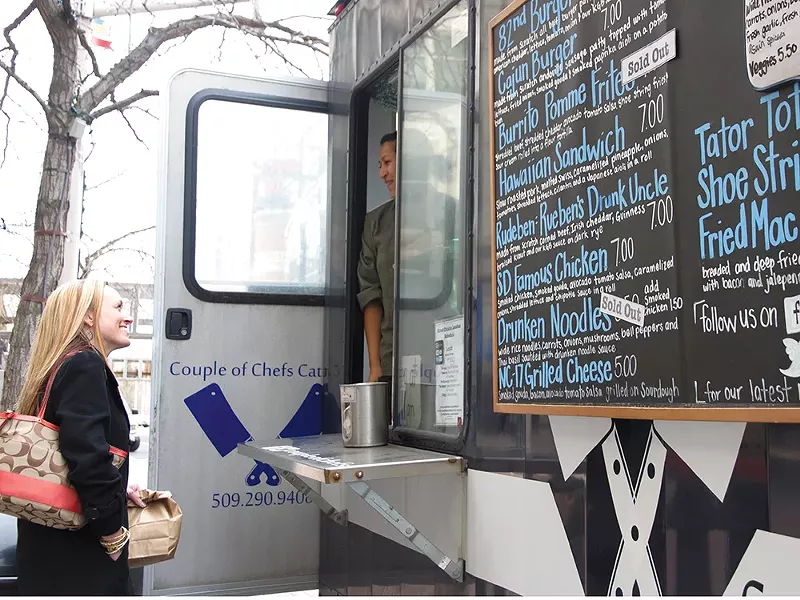 Loyal customers have been feasting on Couple of Chefs\' eclectic menu all over town. - JENNIFER DEBARROS