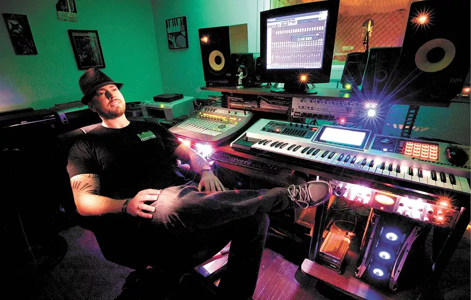 Marc Fechter at his Perfechter Productions studio. - YOUNG KWAK