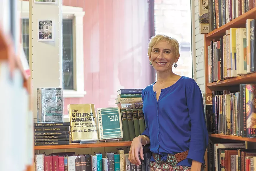 Marina Drake, owner of Monkeyboy Books. - MATT WEIGAND