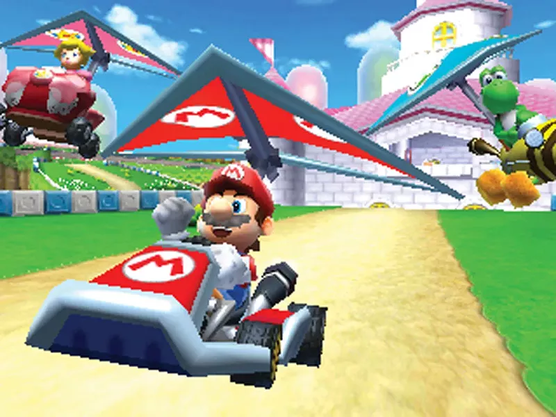 Mario and friens take flight, but have nowhere to soar