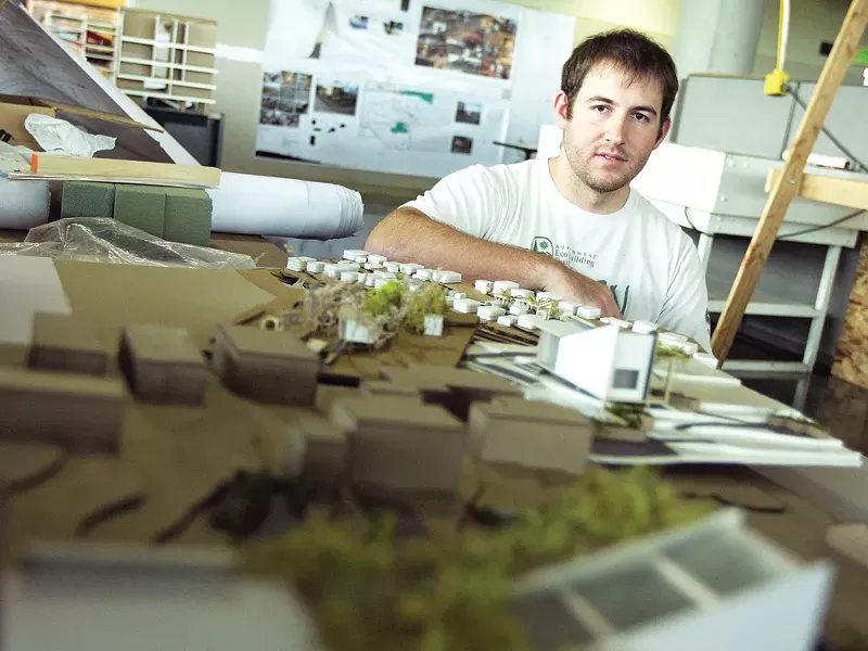 Matt Reeves, a graduate student in the institute's architecture program. - YOUNG KWAK