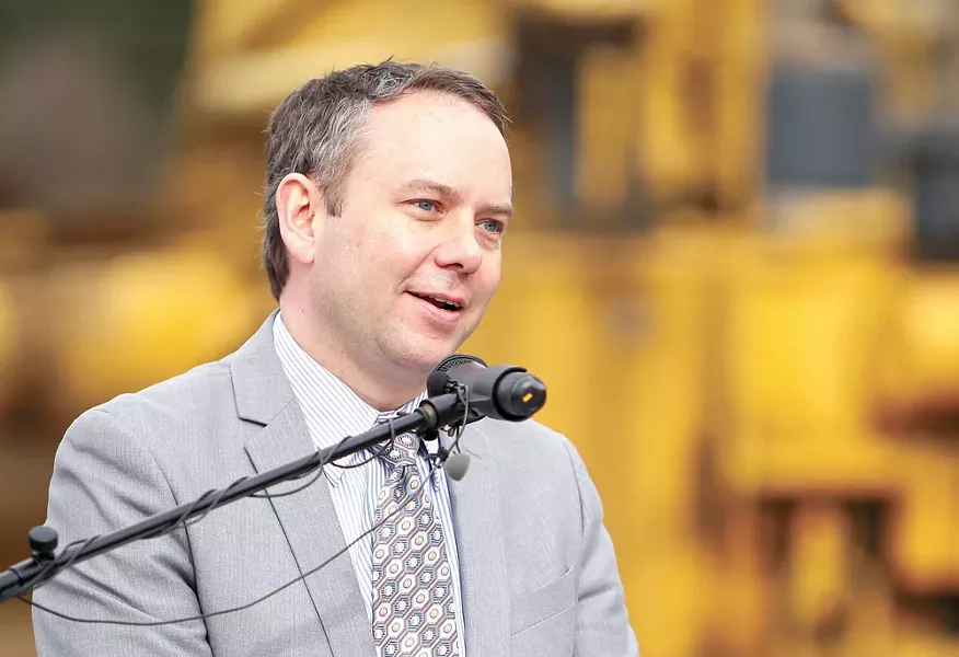 Mayor Condon speaks earlier this year. - YOUNG KWAK