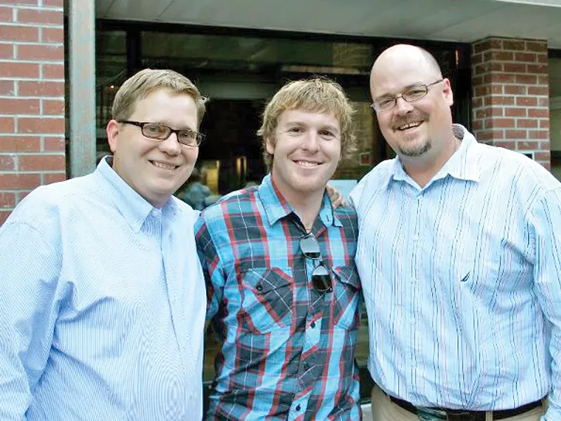 Michael Chappell, right, died Sunday.