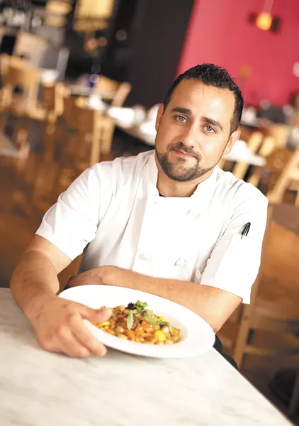 Mizuna chef Tyler Reynolds advocates careful sourcing of ingredients. - YOUNG KWAK