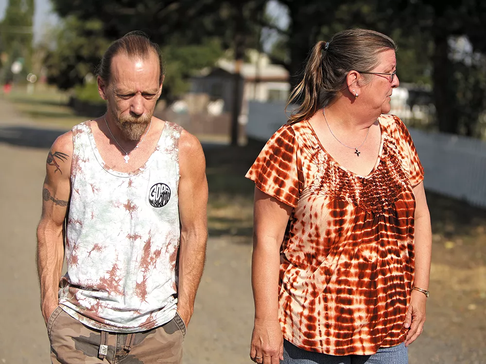 Mobile home owners Richard and Susan Jones are tired of the uncertainty surrounding the Lawson Mobile Home Park. - YOUNG KWAK