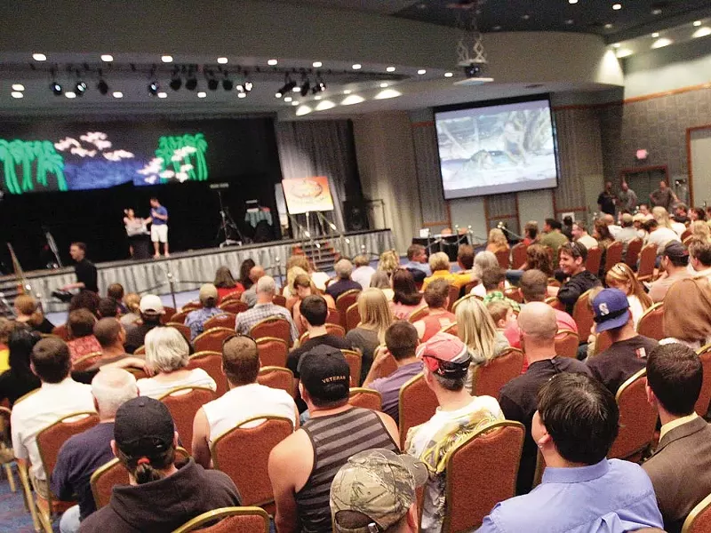More than 200 people turned out for a shot at Survivor, including Robin Warren (top left). Bottom right: Warren’s audition cricket. - YOUNG KWAK