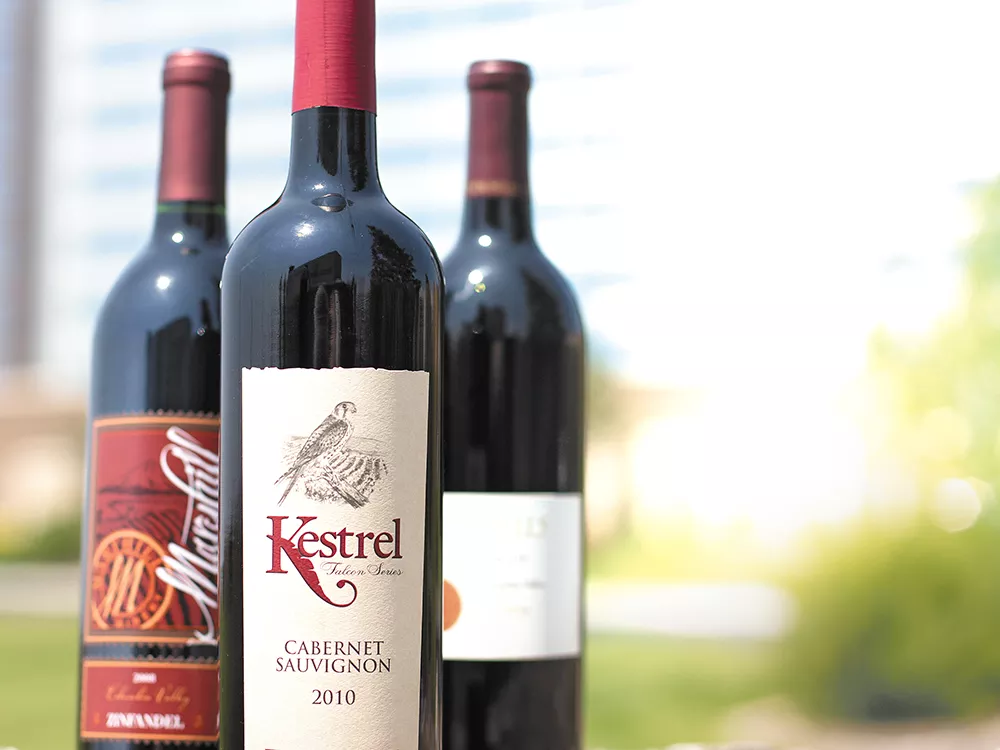 More than 50 wineries, including these regional offerings, will be available for tasting at Vintage Spokane. - YOUNG KWAK