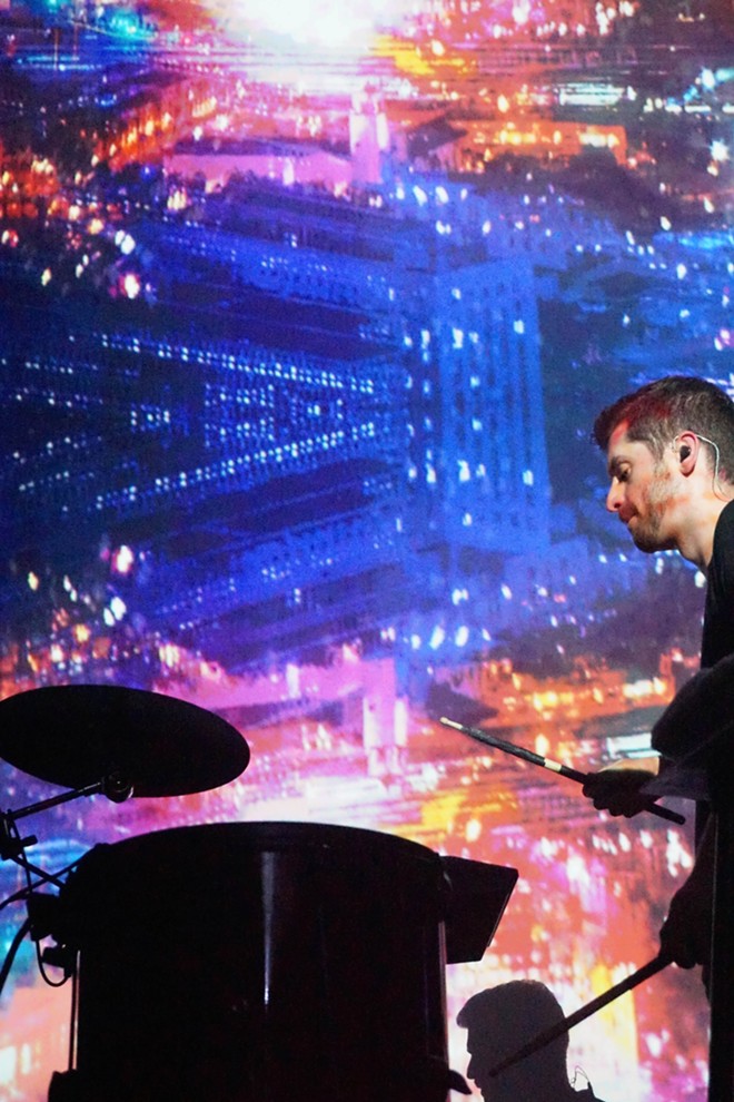 ODESZA combines percussion with electronic sound. Pictured: Harrison Mills - COURTNEY BREWER