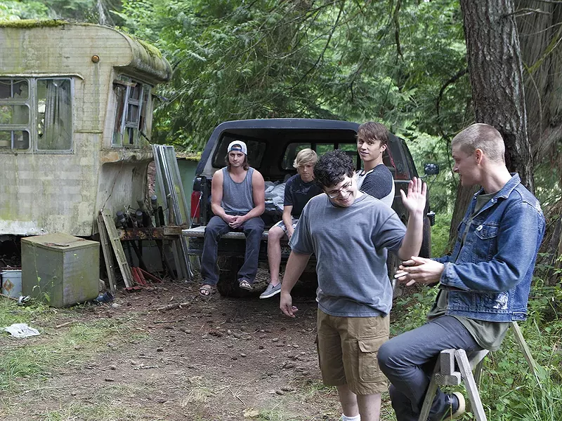 On the set of Kid Cannabis