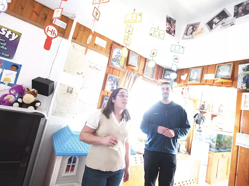 Owners Shannon, left, and Tim Benn at Little Precious Ones day care, located off Market Street in Spokane. - YOUNG KWAK