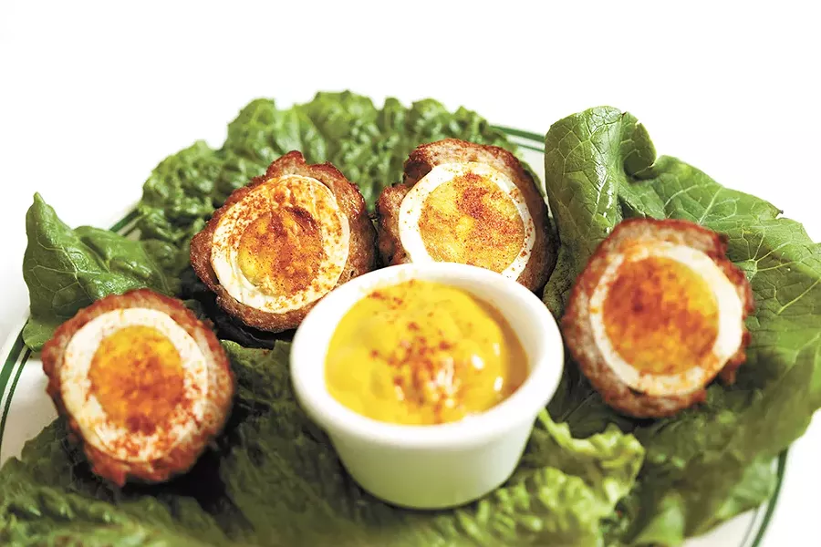 Patty's Scottish Egg dish from O'Doherty's. - YOUNG KWAK