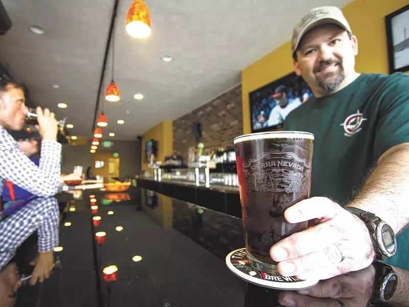 Pints Alehouse owner Derek Quist with a cold brew. - JEFF FERGUSON
