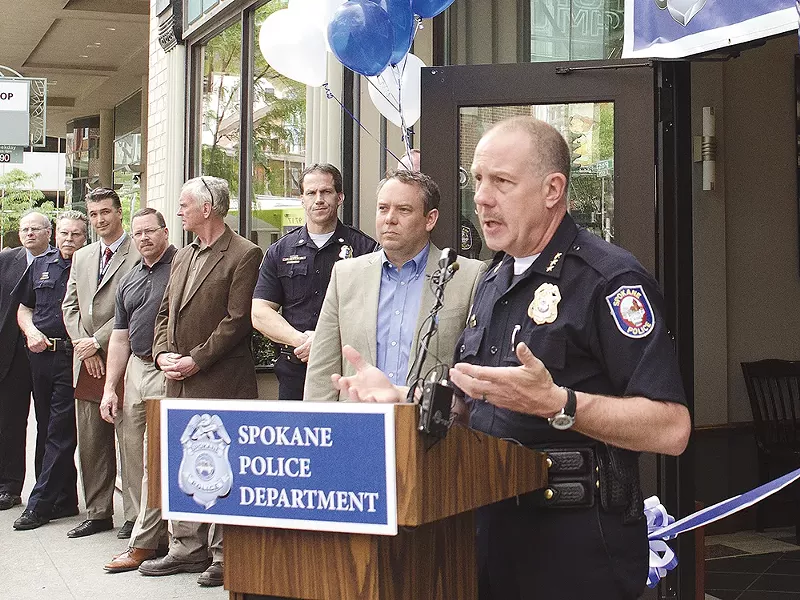 Police Chief Frank Straub says the substation will increase police visibility. - JACOB JONES