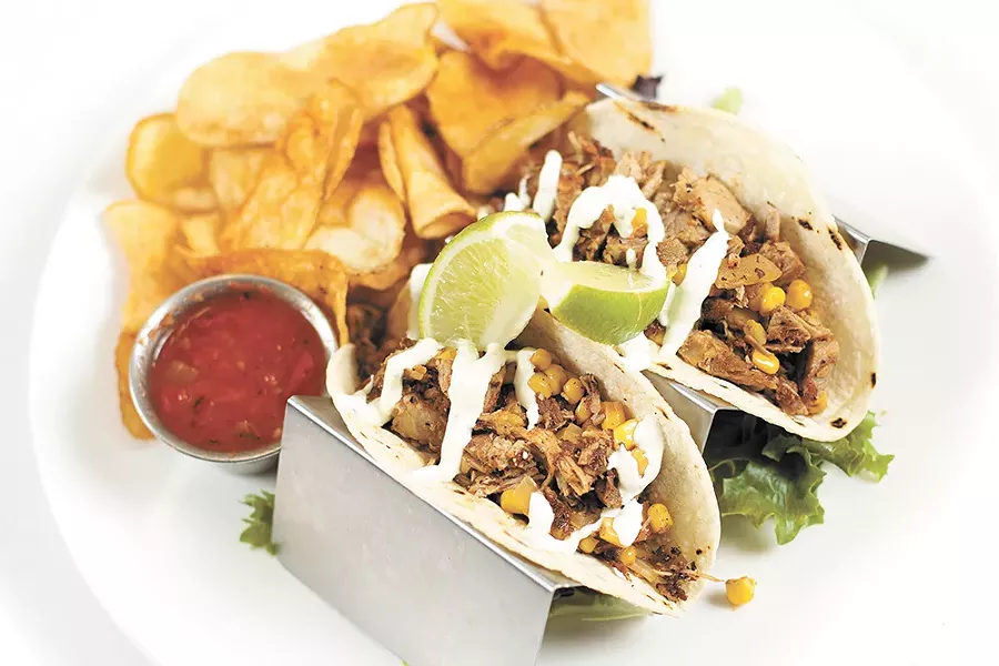 Pork tacos from No-Li Brewhouse
