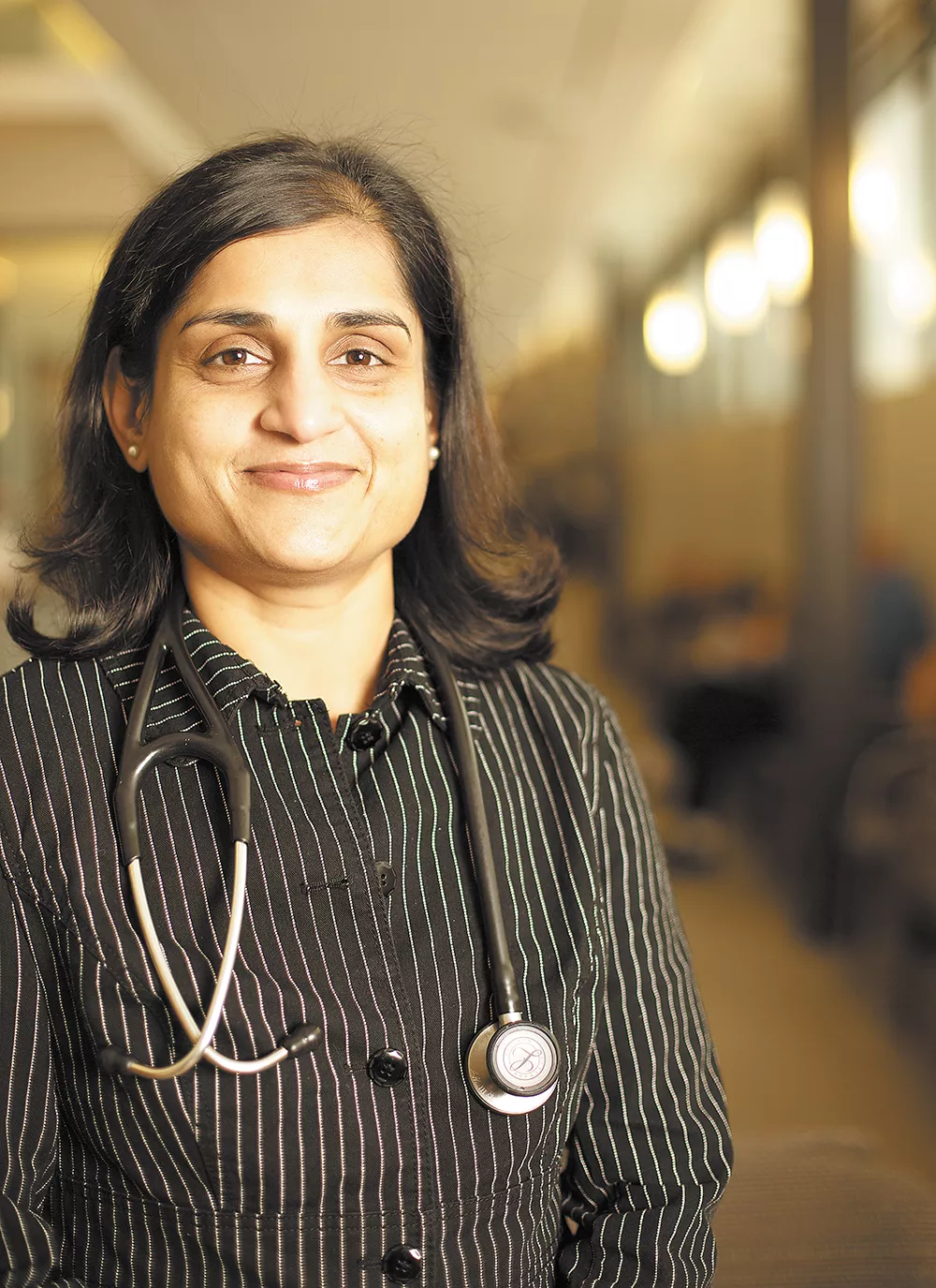 Priya Sudarsanam, MD, always knew she wanted to be a doctor or an engineer. But completing medical school required both family support and being "self-motivated." - YOUNG KWAK