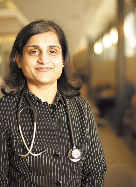Priya Sudarsanam, MD, always knew she wanted to be a doctor or an engineer. But completing medical school required both family support and being "self-motivated." - YOUNG KWAK