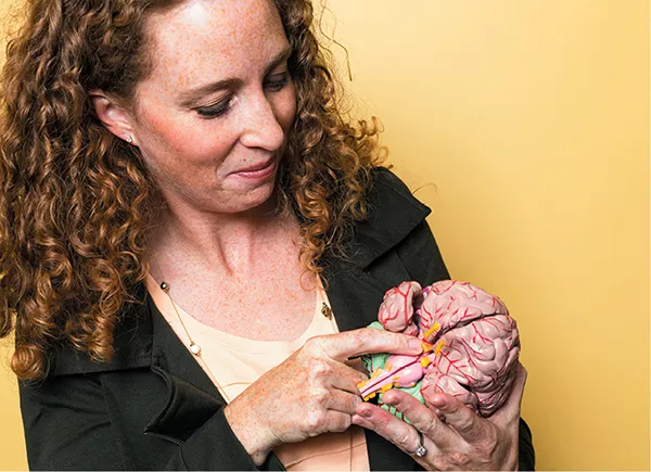 Psychologist Jennifer Van Wey explains how the brain can benefit from a progressive training regimen. - STEPHEN SCHLANGE