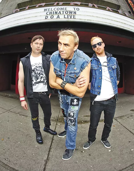 Punk Legends D.O.A. pass through Spokane on their farewell tour. - KEVIN STATHAM