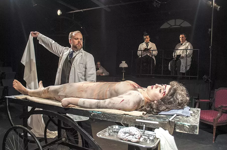 R. Travis King (left) as the crazed Sir Danvers Carew. - SARAH WURTZ