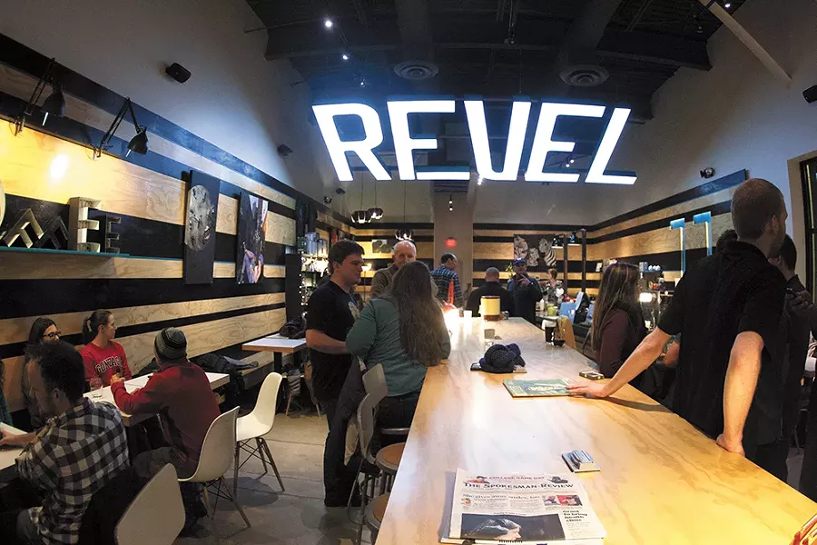 Revel 77 added beer and wine to make the coffee shop an all-hours hangout. - MEGHAN KIRK