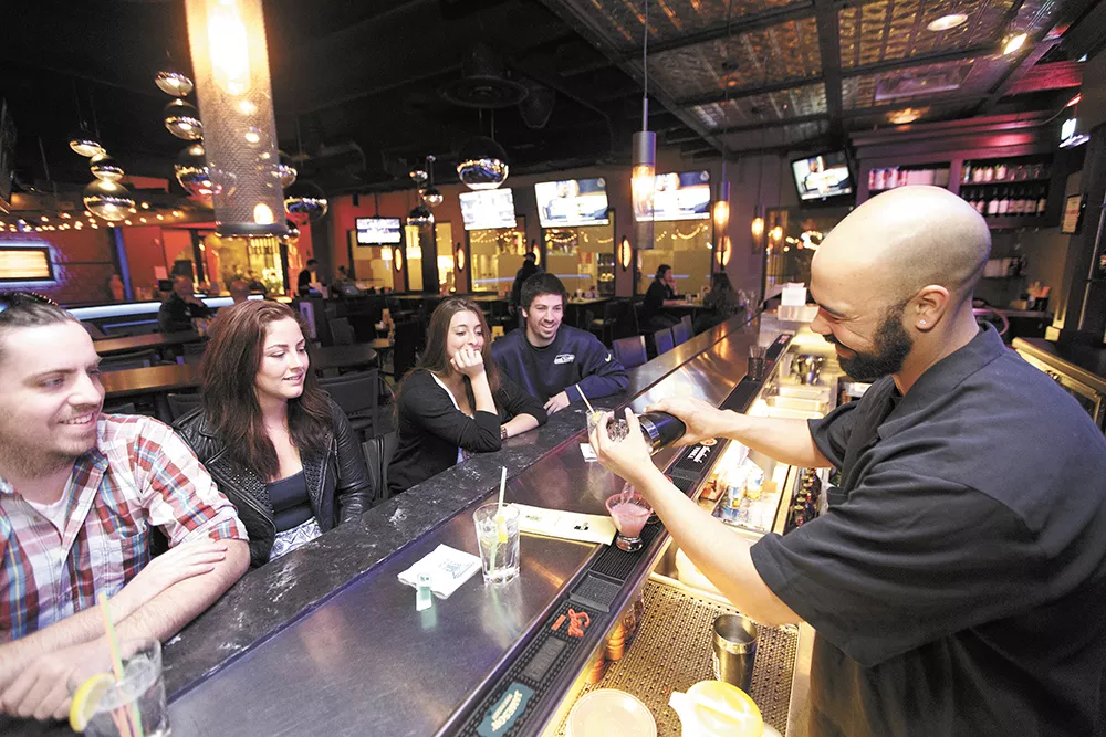 Rock City Grill offers drink and food specials aplenty during their late-night happy hour. - YOUNG KWAK