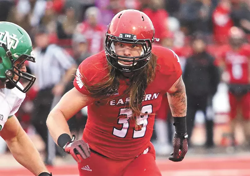 Ronnie Hamlin is second in Big Sky history with 448 career tackles.