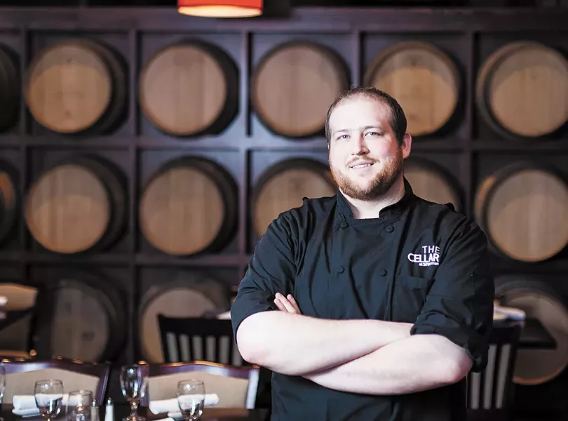 Ryan Stoy, executive chef of the Cellar in Coeur d'Alene. - MIKE MCCALL