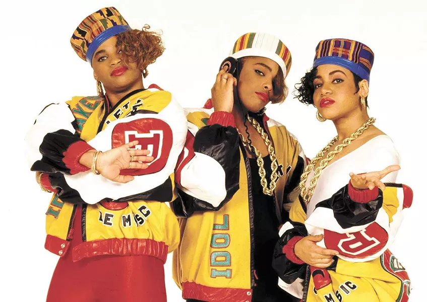 Salt-N-Pepa's upcoming sportswear collection most likely won't look like these outfits.