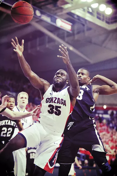 Sam Dower snagged a career high 17 rebounds against Bryant last week. - YOUNG KWAK