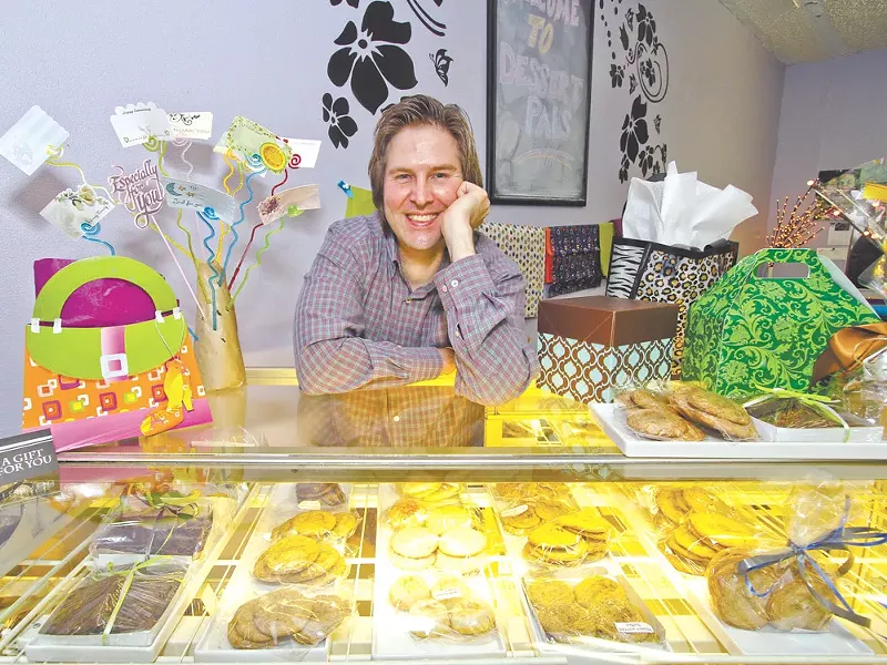 Scott Meyers with his company\'s sweet packages. - JEFF FERGUSON