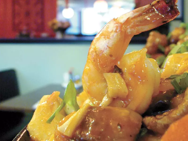 Seafood sizzling rice from Canton Asian - CARRIE SCOZZARO