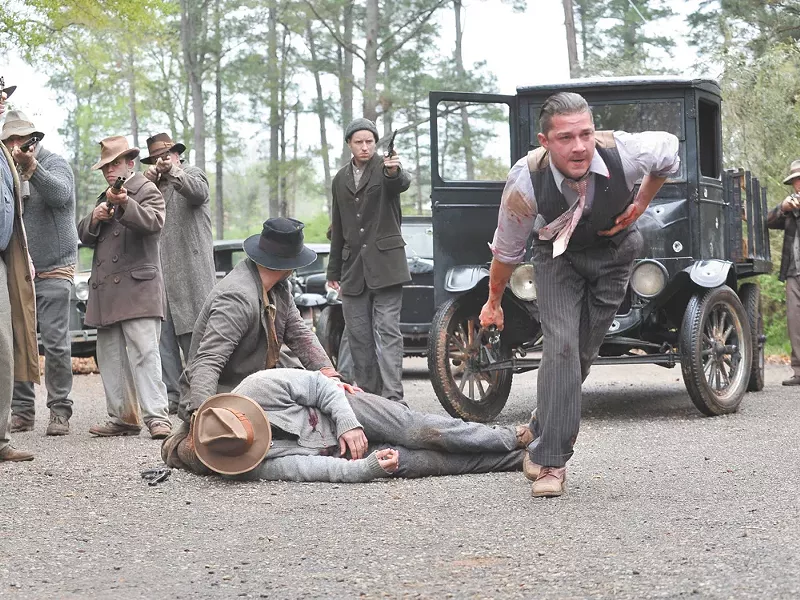 Shia LeBoeuf is just part of a dynamite cast depicting the bloody underbelly of Prohibition.