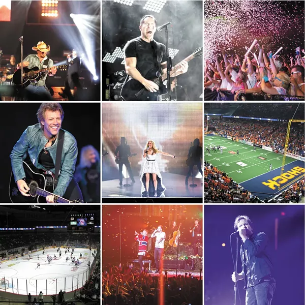 Shots from some of the concerts and events at the Spokane Arena in 2013, which proved to be one of the most successful years in the venue's history.
