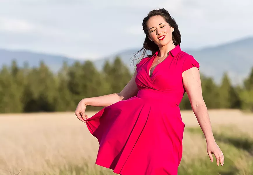 Singer/Songwriter Lara James in Spokane Valley. - STEPHEN SCHLANGE