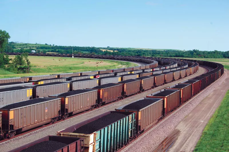 Some studies estimate that each coal car loses as much as 500 pounds of coal and dust — more than 30 tons per train per trip. - COLIN NEDERKOORN