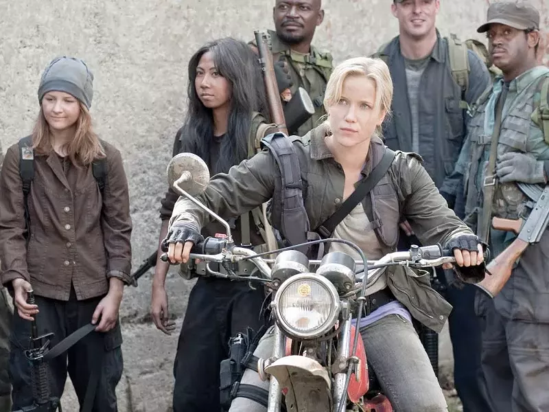 Somehow, motorcycles always rule the post-apocalyptic landscape.
