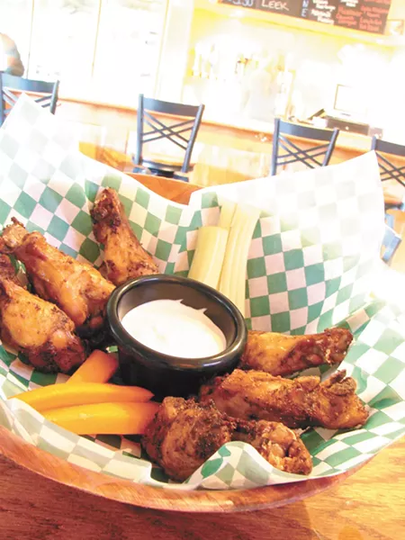 Soon you can pair these hot wings with a Paragon brew. - CARRIE SCOZZARO