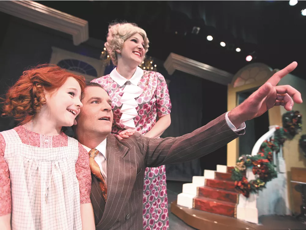 Sophia Caruso (left) dazzles as Annie in the Civic\'s production of the timeless musical. - YOUNG KWAK