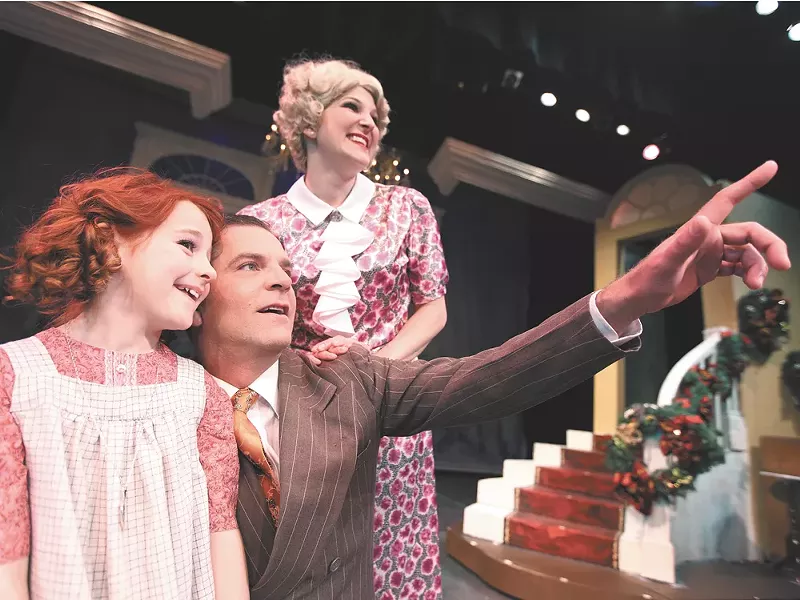 Sophia Caruso (left) dazzles as Annie in the Civic\'s production of the timeless musical. - YOUNG KWAK